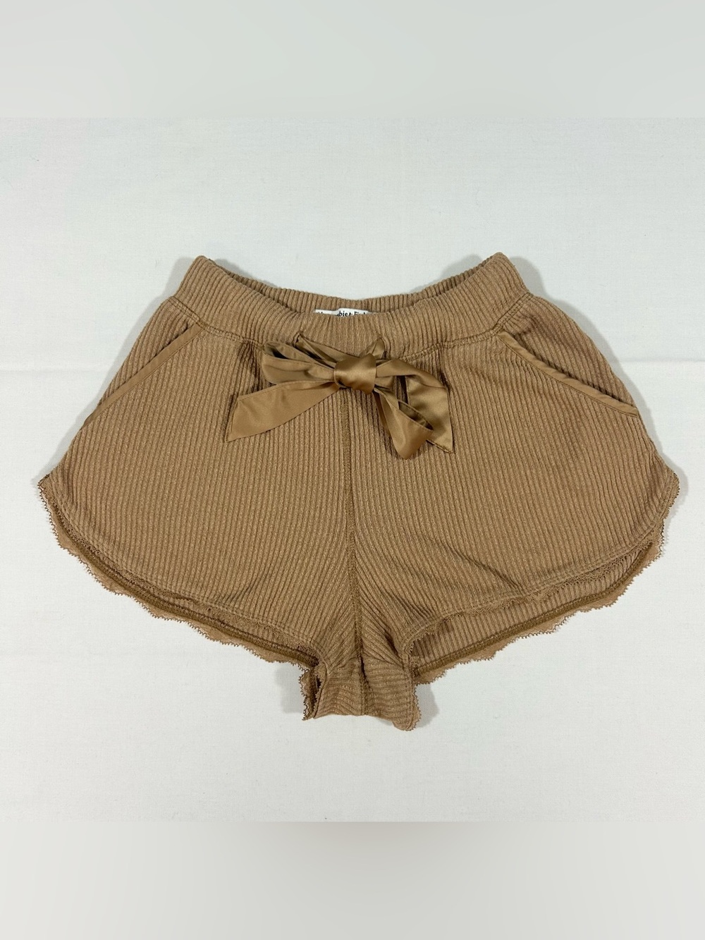 Abercrombie & Fitch Women’s Sz XS Sleepwear Intimacy Lounge Shorts Pockets Brown